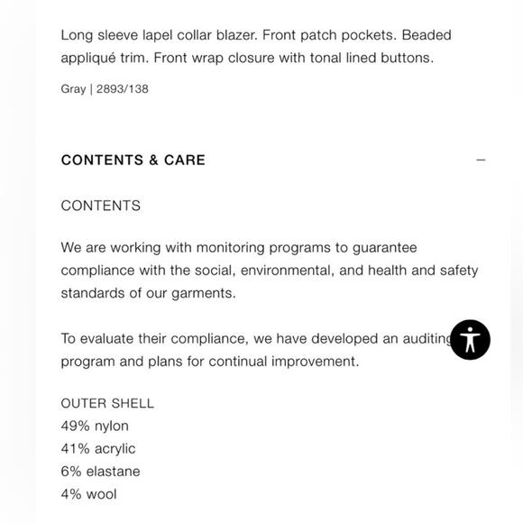 NWT Zara Knit Beaded Jewel Embellished Blazer and Skirt 2 Piece Set. Rare.⭐️ - Picture 16 of 16